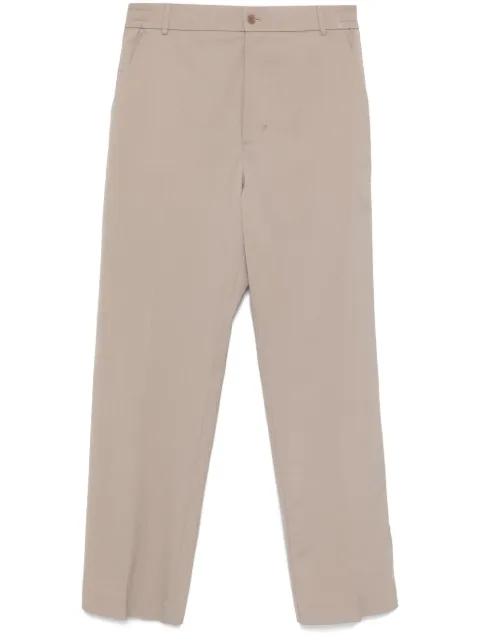 gabardine tailored trousers by MONCLER