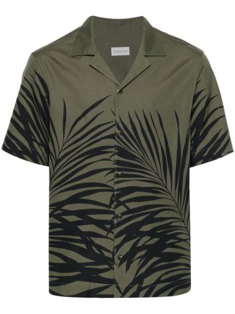graphic-print cotton shirt by MONCLER
