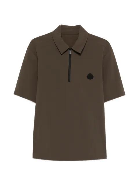 half-zip short-sleeve polo shirt by MONCLER