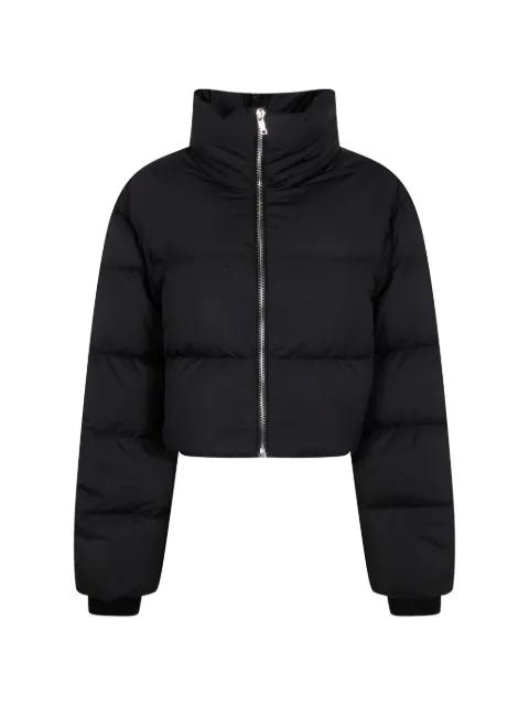 high-neck cropped jacket by MONCLER