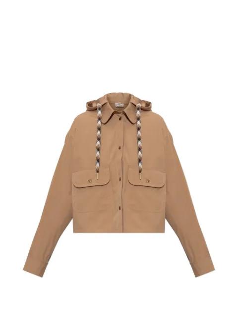 hoodied cropped jacket by MONCLER