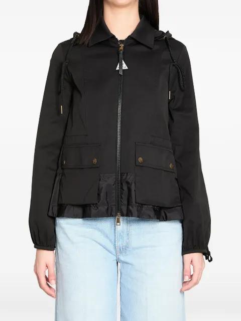 hoodied drawstring-waist jacket by MONCLER