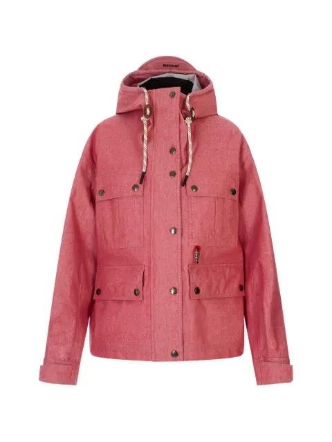 hoodied press-stud jacket by MONCLER
