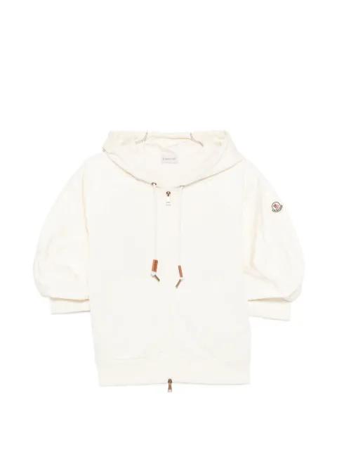 hoodied puff-sleeve jacket by MONCLER