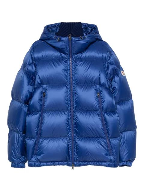 hoodied puffer jacket by MONCLER