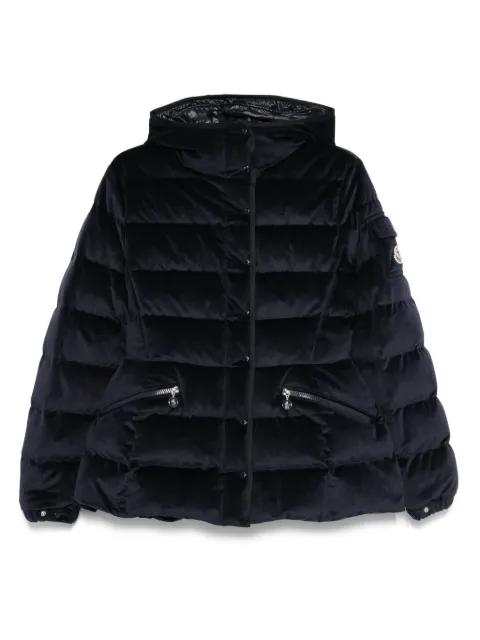 hoodied puffer jacket by MONCLER