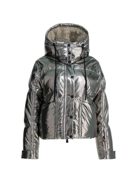 hoodied puffer jacket by MONCLER