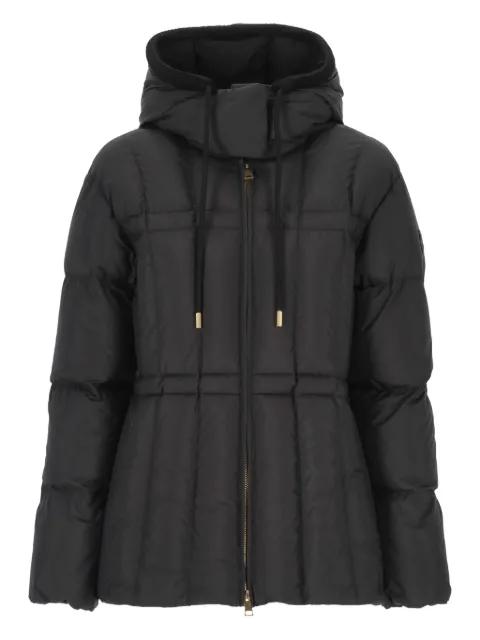 hoodied quilted puffer jacket by MONCLER