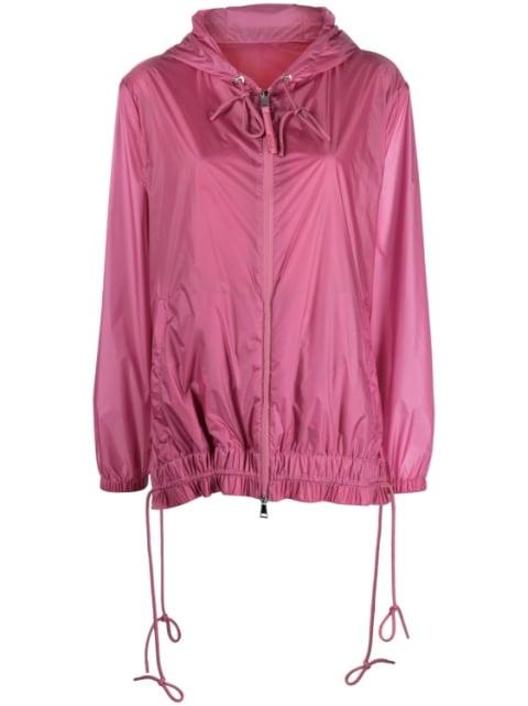 hoodied rain jacket by MONCLER
