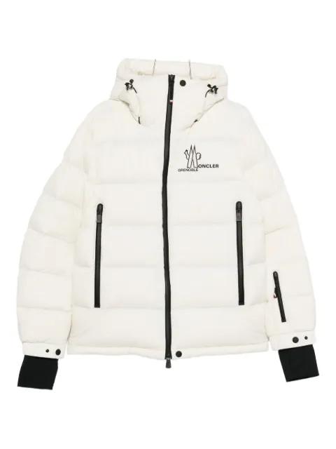 hoodied zip-fastening jacket by MONCLER