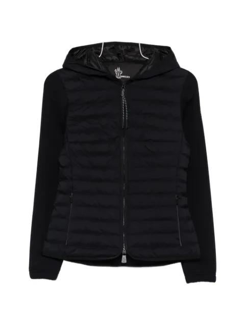 hoodied zip-up cardigan by MONCLER