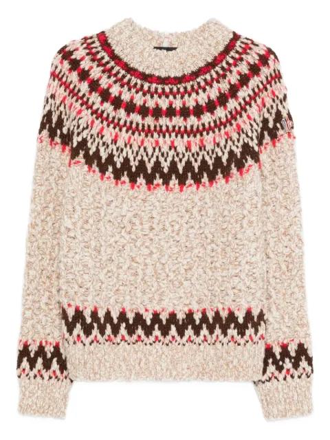 jacquard crew-neck sweater by MONCLER