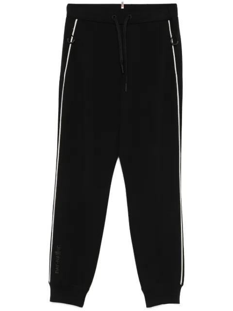 jersey-texture track pants by MONCLER