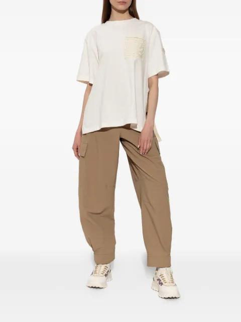 lace-patch T-shirt by MONCLER