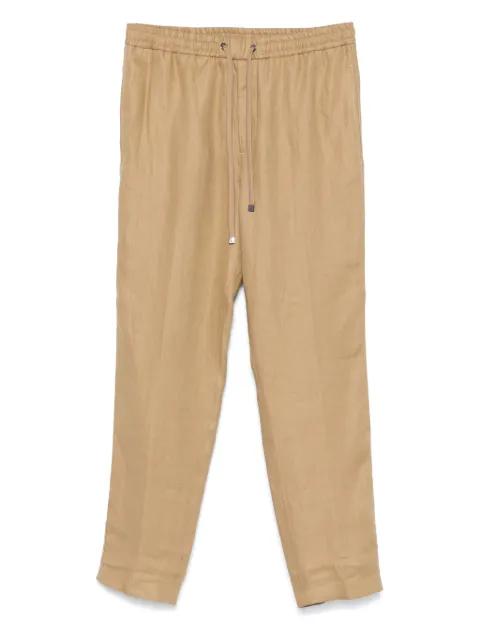 linen track pants by MONCLER