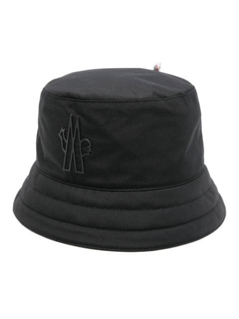logo-appliqué bucket hat by MONCLER