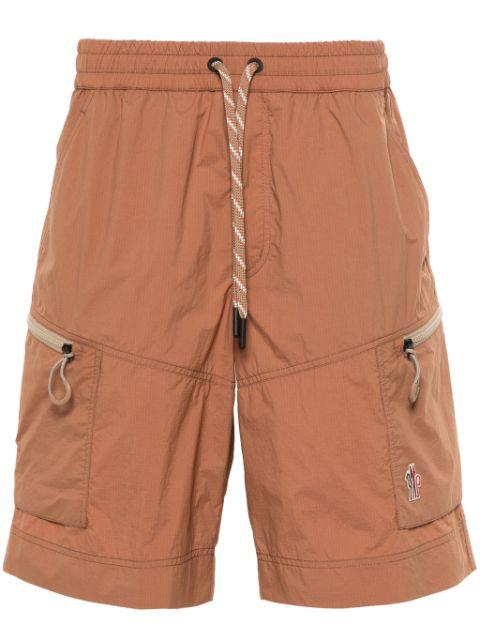 logo-appliqué drawstring shorts by MONCLER