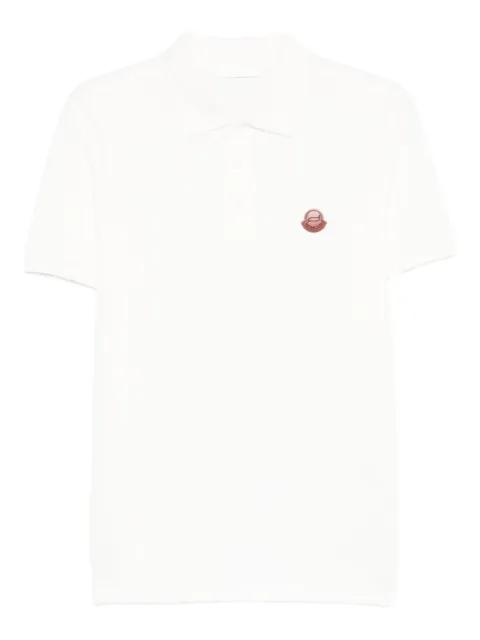 logo-appliqué polo shirt by MONCLER