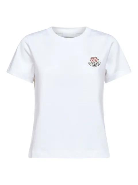 logo-detail crew-neck T-shirt by MONCLER
