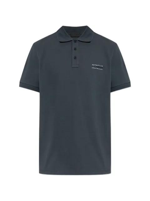 logo-detail polo shirt by MONCLER
