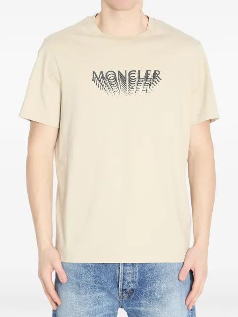 logo-detail short-sleeve T-shirt by MONCLER