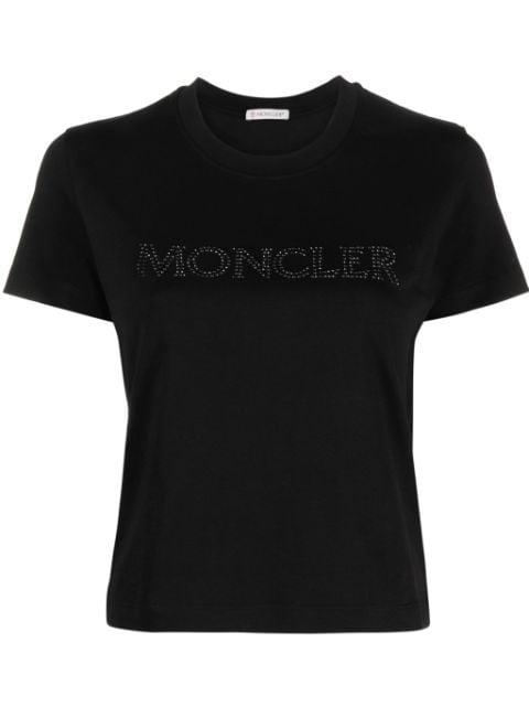 logo-embellished cotton T-shirt by MONCLER