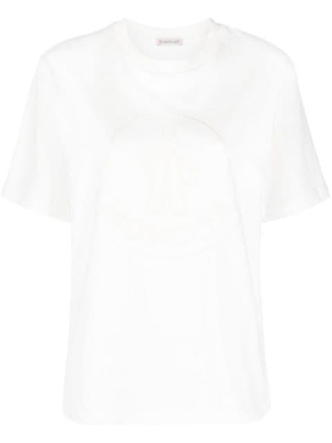 logo-embroidered T-shirt by MONCLER