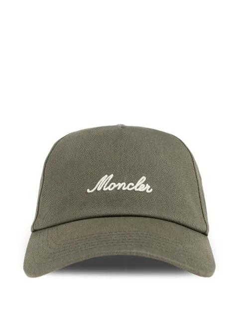 logo-embroidered baseball cap by MONCLER