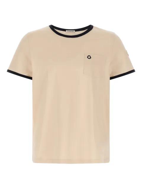 logo-embroidered cotton T-shirt by MONCLER