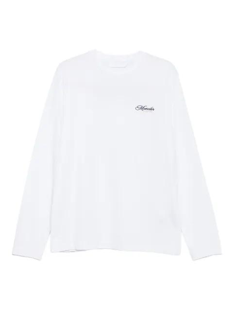logo-embroidered long-sleeve T-shirt by MONCLER
