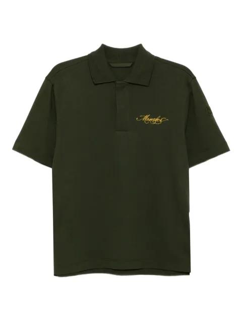 logo-embroidered polo shirt by MONCLER