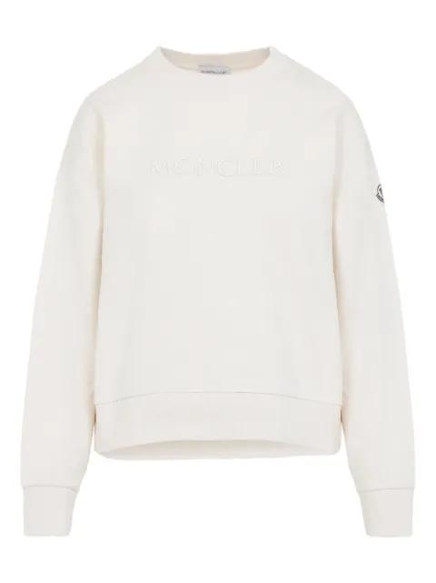 logo embroidered sweatshirt by MONCLER