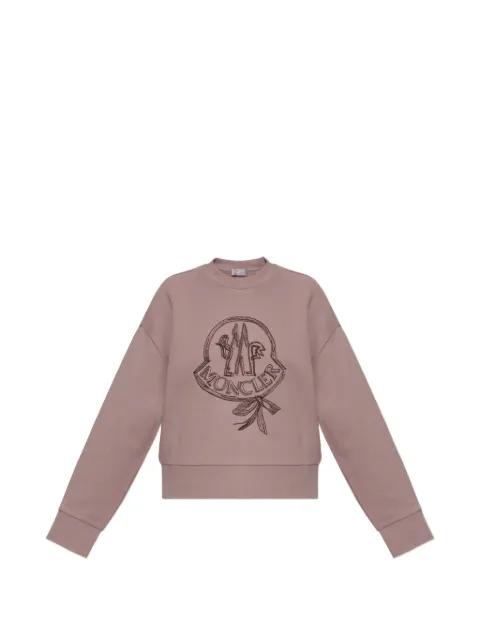 logo-embroidered sweatshirt by MONCLER