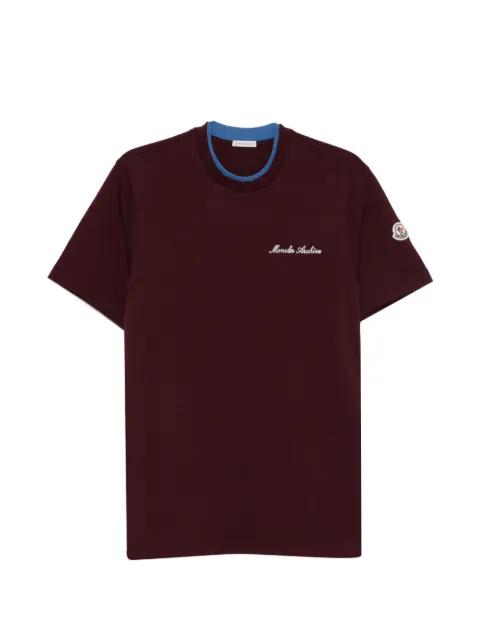 logo embroidery T-shirt by MONCLER