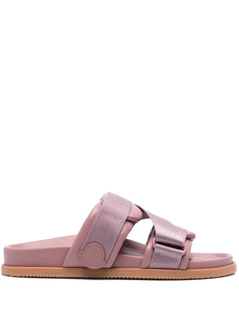logo-jacquard slides by MONCLER