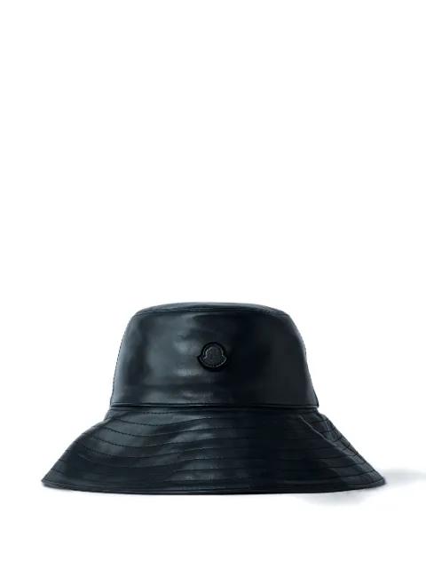 logo-motif bucket hat by MONCLER
