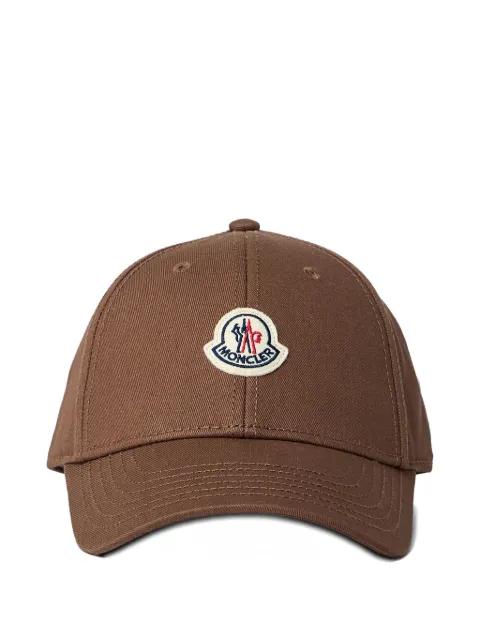 logo-patch baseball cap by MONCLER