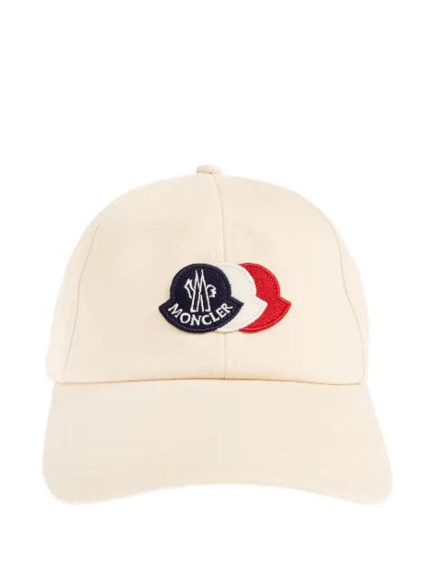 logo-patch cap hat by MONCLER