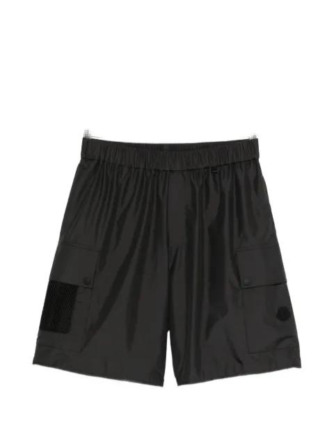 logo-patch cargo shorts by MONCLER