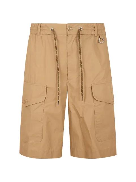 logo-patch cargo shorts by MONCLER
