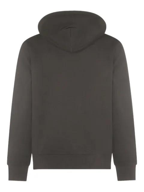 logo-patch cotton hoodie by MONCLER