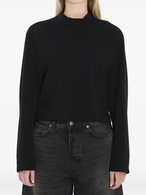 logo-patch cropped sweater by MONCLER