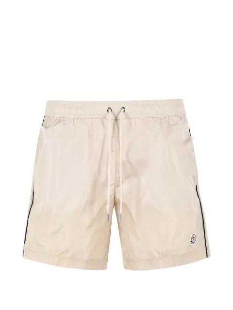 logo-patch drawstring swim shorts by MONCLER