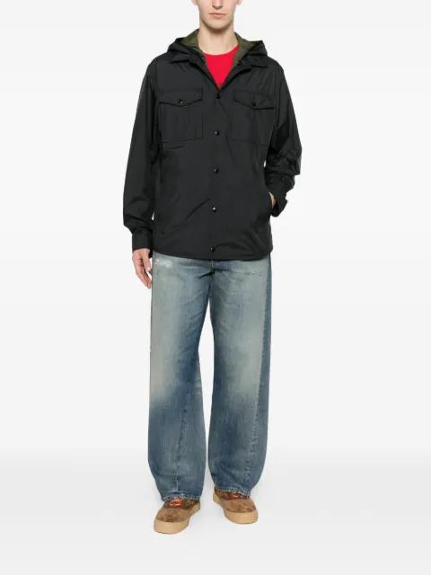 logo-patch hoodied jacket by MONCLER