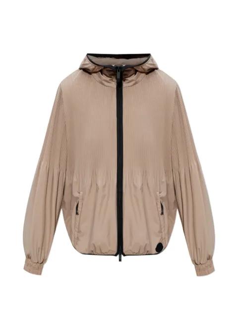 logo-patch jacket by MONCLER
