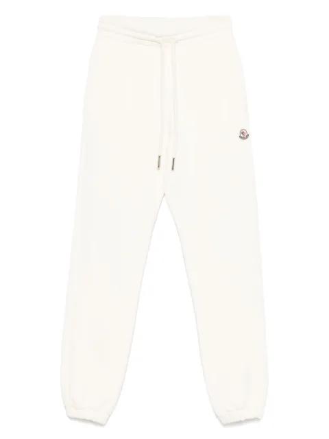 logo-patch pants by MONCLER