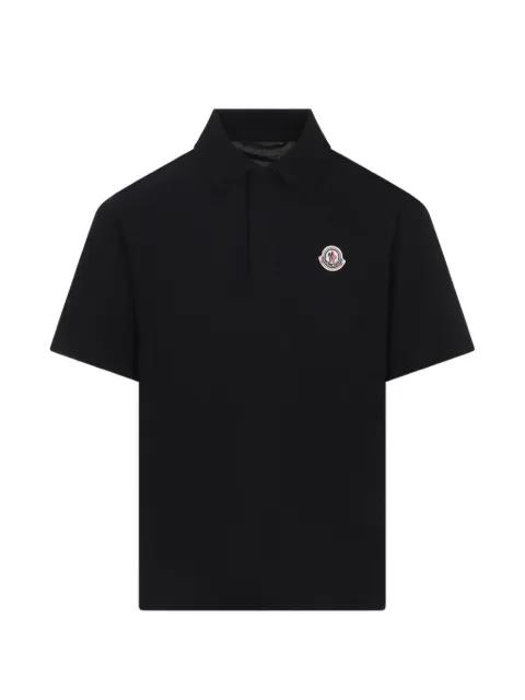 logo-patch polo shirt by MONCLER