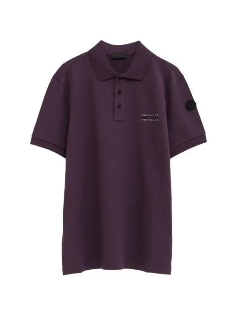 logo patch polo shirt by MONCLER