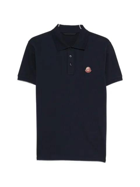 logo-patch polo shirt by MONCLER