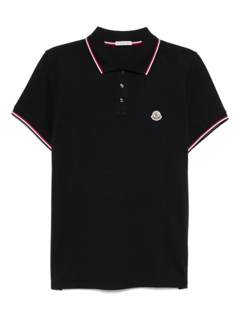 logo-patch polo shirt by MONCLER